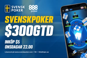 Svensk Poker 888poker $300 Garanti