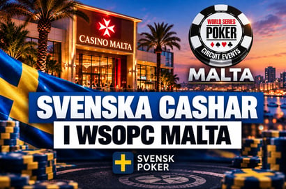 Svenska Cashar WSOPC Malta