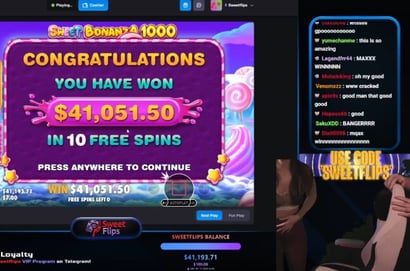 SweetFlips 41K Slot Win at Razed