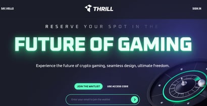 Thrill home page