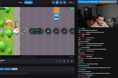 Tizm_TV Feasts on Chicken