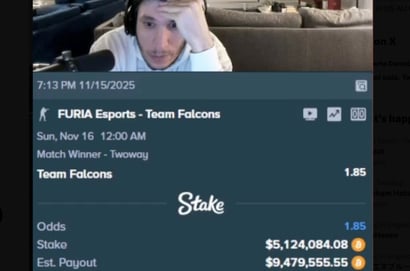 Trainwrecks loses $5M CS2 bet