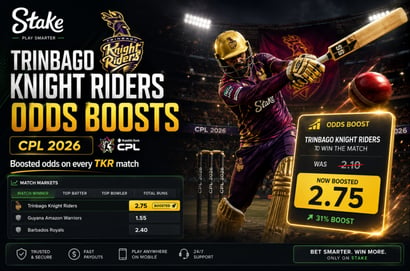 Trinbago Knight Riders Boosted Odds