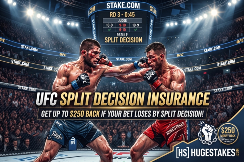 Stake UFC Split Decision Forsikring F Op Til 250 Refunderet