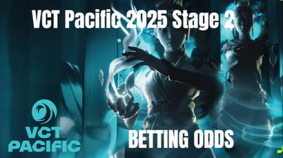 VCT 2025 Pacific Stage 2 Odds