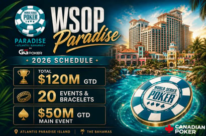 WSOP Paradise 2026 schedule CP