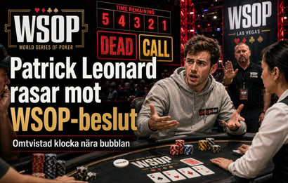 WSOP Ruling Patrick Leonard