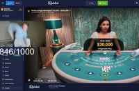 Webster1x 20K Blackjack Win at Rainbet