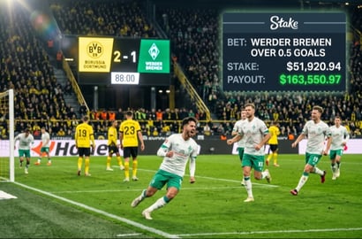 Werder Bremen $163K win