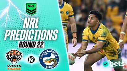 Wests Tigers vs Parramatta Eels NRL Round 22 Tips