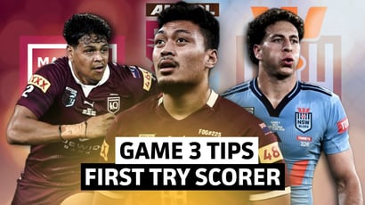 Who will get the first try in Origin Game 3?