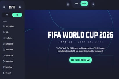 World Cup betting at Thrill.com