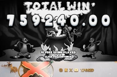 Xposed Wins 760K at Roobet