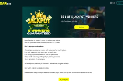 ZARbet Slots Jackpot