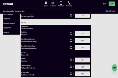 Zimbabwe vs South Africa
