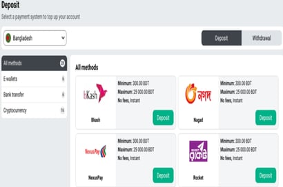 bKash at Planbet Bangladesh