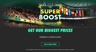 bet365 World Cup Super Boost