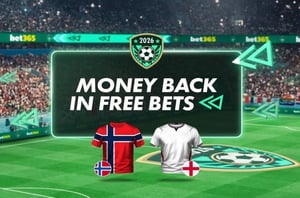 bet365 norway england money back in free bets