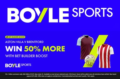 boyle sports aston villa brentford boost