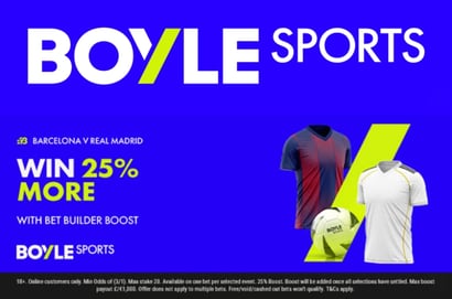 boyle sports barcelona real madrid boost