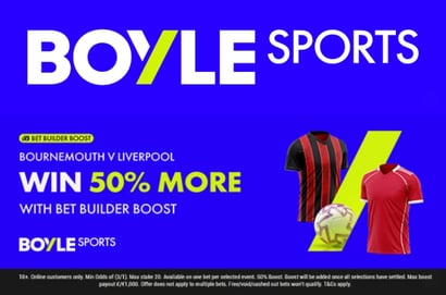 boyle sports bournemouth liverpool boost