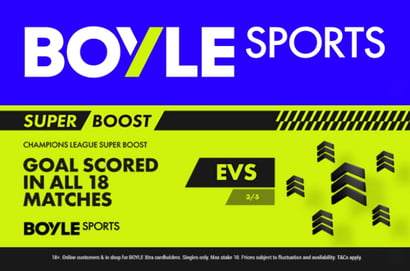 boyle sports champions league january 28 boost