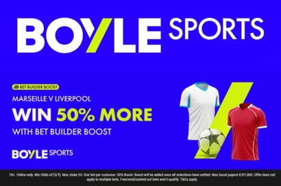 boyle sports marseille liverpool boost