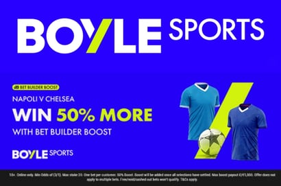 boyle sports napoli chelsea boost