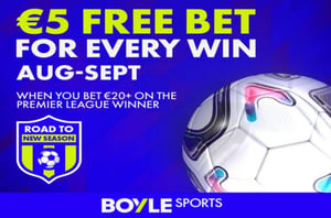boylesports premier league winner free bets