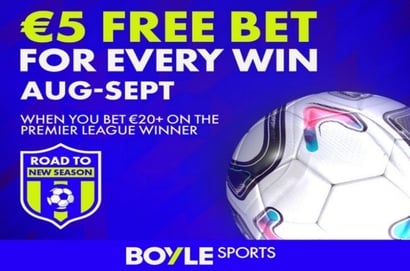 boylesports premier league winner free bets