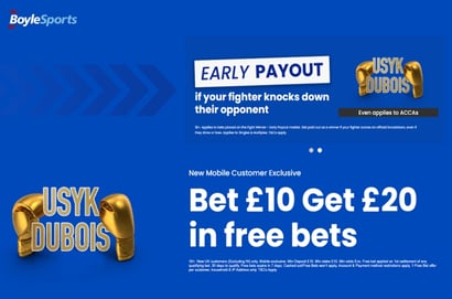 Oleksandr Usyk vs Daniel Dubois 2 – Early Payout If Your Picks Scores A Knockdown, PLUS £20 In Free Bets