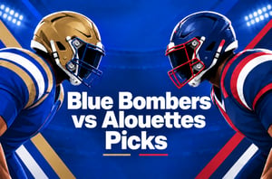 Winnipeg Blue Bombers at Montreal Alouettes Predictions & Picks