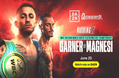 dazn Ryan Garner Michael Magnesi live stream