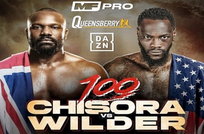 dazn chisora wilder live stream