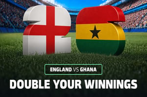 duelbits england ghana double winnings