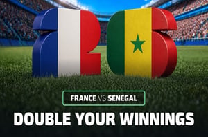 duelbits france senegal double winnings