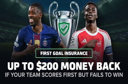 duelbits pgs arsenal first goal insurance