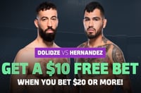 duelbits ufc dolidze hernandez free bet