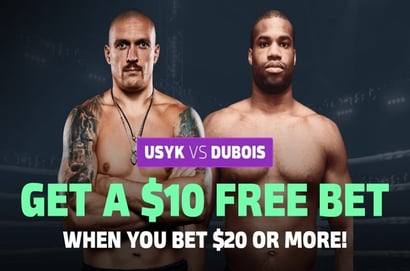 Oleksandr Usyk vs Daniel Dubois 2 - Bet $20 & get a $10 free bet