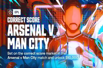 Arsenal vs Man City Offer – Unlock $10,000 Prize Pool With Correct