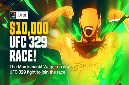 shuffle ufc 329 10k race