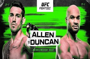 How To Watch UFC Fight Night: Allen vs Duncan Live Stream