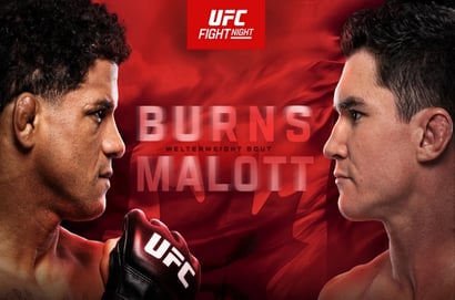 ufc gilbert burns mike malott live stream