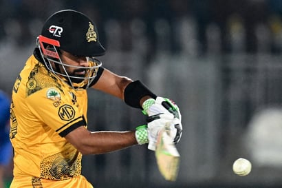 Peshawar Zalmi's Babar Azam (Getty Images)
