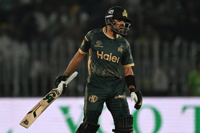 Peshawar Zalmi's Babar Azam (Getty Images)