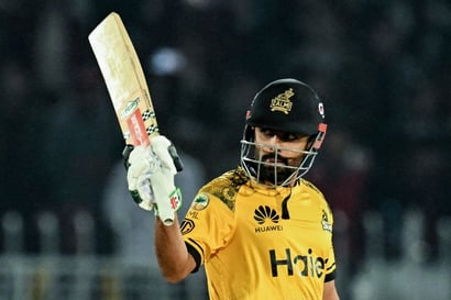 Peshawar Zalmi's Babar Azam (Getty Images)