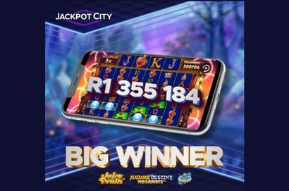 R1355K NYE Jackpot City Win