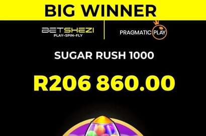 R206K Sugar Rush 1000 BetShezi Win