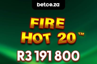 R3.2M Jackpot Win: Bet.co.za Player Strikes it Rich on Fire Hot 20