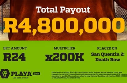 R4.8M Playa Bets Win